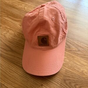 Carhartt Pink Canvas Baseball Cap - Aged Coral